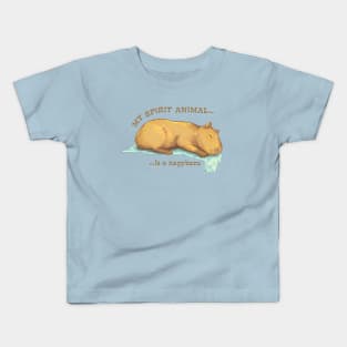 My Spirit Animal is a Napybara Kids T-Shirt